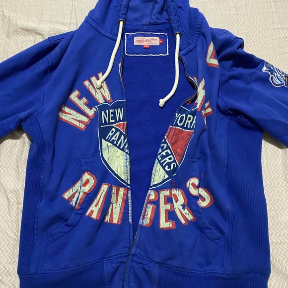 Mitchell and Ness New York Rangers Hoodie Small - Picture 3 of 4